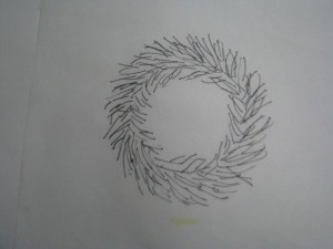 indiainkwreath