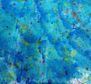 turquoisepntedfabric