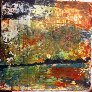 encaustic1 with collage