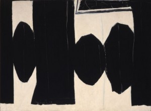 Robert Motherwell, At Five in the Afternoon, 1950. Oil on hardboard.